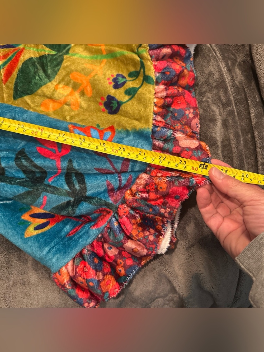 NWT Natural Life Towel Wrap Floral Plush S/M Boho Spa Shower Beach Coverup - Picture 9 of 13